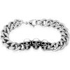 Armband Totenkopf massiv Silber aus Edelstahl Herren