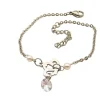 Bettelarmband Krone und Kristall Silber aus Edelstahl Damen