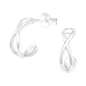 Halbreolen Infinity aus 925 Silber Damen