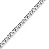 Kette klassisches Design Silber aus Edelstahl Unisex