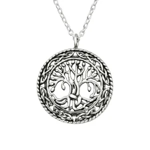 Kette Lebensbaum aus 925 Silber Damen