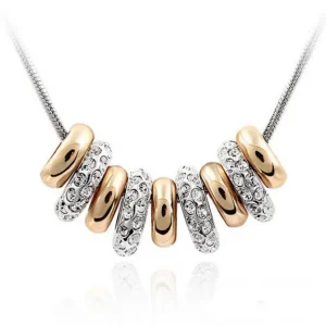 Kette Loops Silber aus Messing Damen