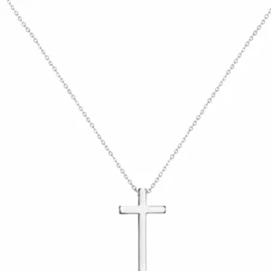 Kette mit Kreuz aus Edelstahl Unisex