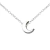 Kette Mond aus 925 Silber Damen
