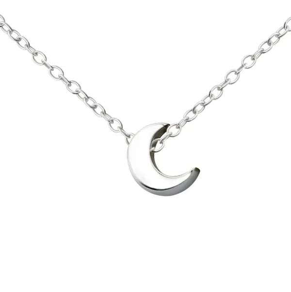 Kette Mond aus 925 Silber Damen