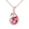 Kette Pink Swan Rosegold aus Messing Damen