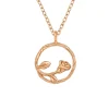 Kette Rose rosegold aus 925 Silber Damen