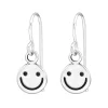 Ohrhänger lachender Smiley aus 925 Silber Damen