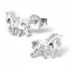 Ohrstecker Einhorn aus 925 Silber Damen