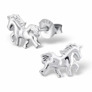 Ohrstecker Einhorn aus 925 Silber Damen