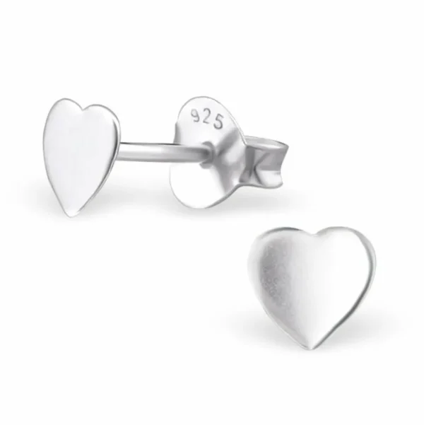 Ohrstecker Herz aus 925 Silber Damen