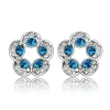 Ohrstecker Pretty Flower Silber aus Messing Damen