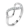 Ring Infinity Silber aus Messing Damen